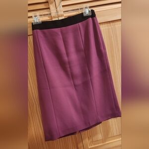Tahari Purple Pencil Skirt